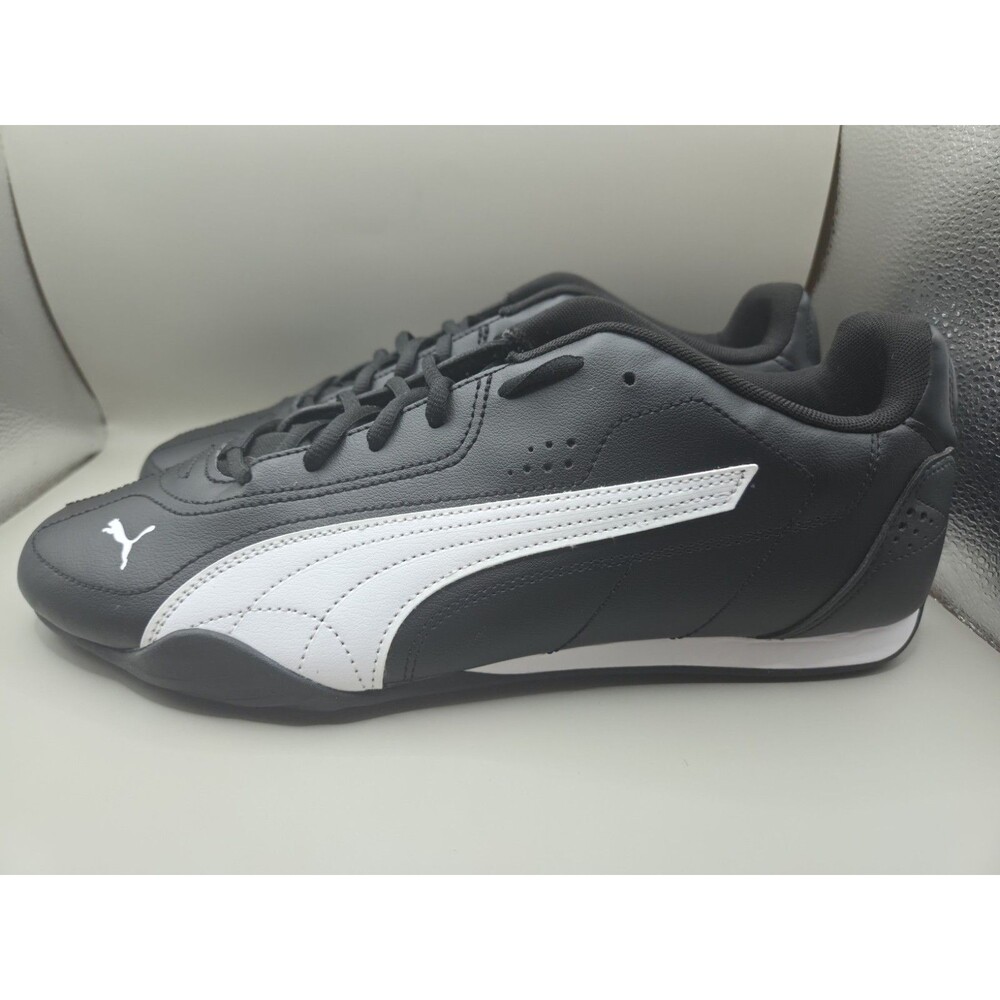 Puma Catch Mens 11 Black White 402679-04 Casual Lifestyle Low NWOB